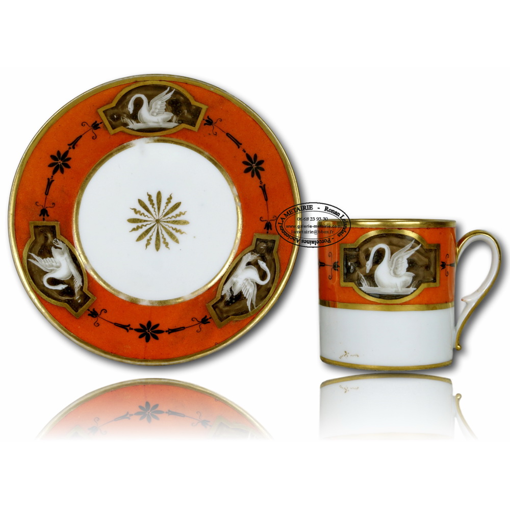 TASSE et sa SOUCOUPE - FRANCE - PARIS - Manufacture Indéterminée - Ep. CONSULAT