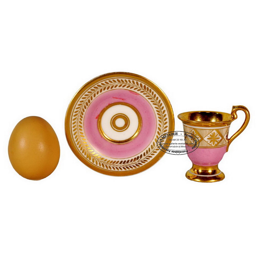PARIS - Petite TASSE et sa SOUCOUPE - Ep. DÉBUT XIXe