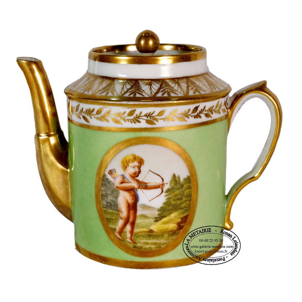 FRANCE - Manufacture INDÉTERMINISME - CAFETIÈRE / THEIERE - Ep. DEBUT XIXe