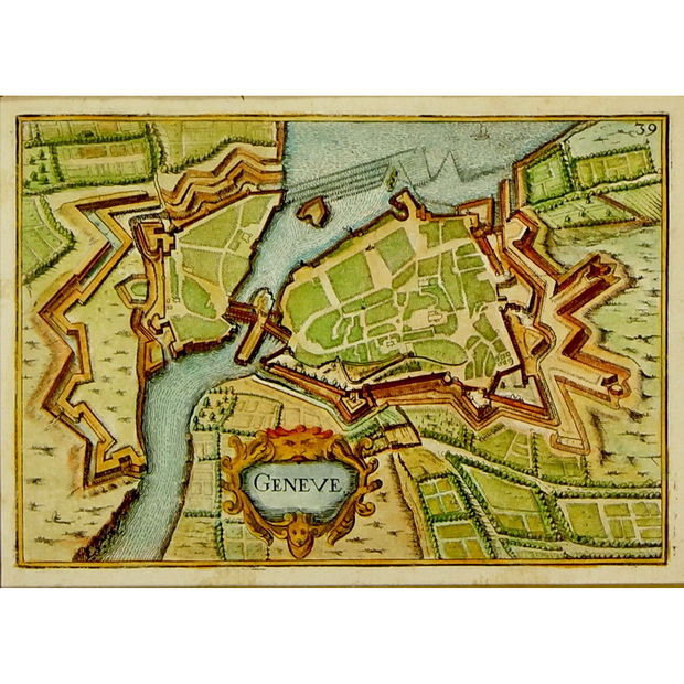PLAN et CARTES de GENÈVE (Suisse)
